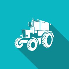 Tractor icon Vector Illustration