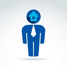Silhouette of person standing in front vector illustration N2
