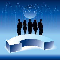businessman with arrows business concept N2