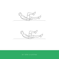 Fitness Icon Workout - air bike crunches