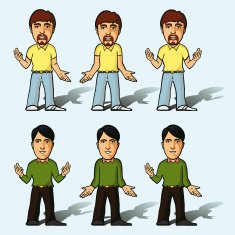 Avatar emloyee - character business figures