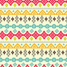 Tribal art ethnic seamless pattern N38