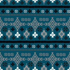 Tribal art ethnic seamless pattern N39