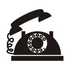 telephone with numbers