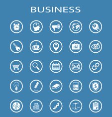 Vector Business Line Icons N4