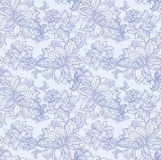 Seamless Pattern with floral ornament N239