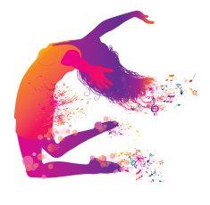 Active Jumping Young Woman N2