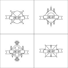 Outline logo templates N2
