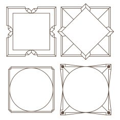 Contour label minimalist N6