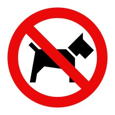 No Dogs Sign N7