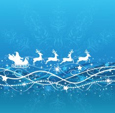 Santa and Deers N3