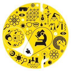 Chemistry and science symbols N2