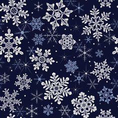 Snowflakes seamless pattern N15