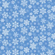 Snowflakes seamless pattern N16
