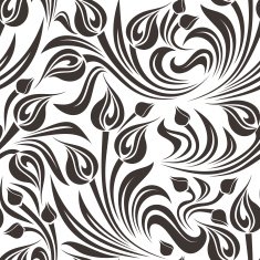 Floral seamless pattern vector illustration N9