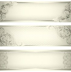 Labels ornamental set