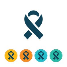 Social Awareness Ribbon Icon