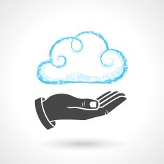 Cloud Computing Concept With Hand N2