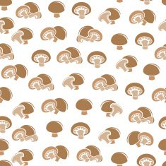 Seamless pattern with mushrooms N18