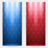 Stylish backgrounds with spotlights