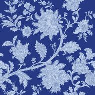 Seamless Pattern with floral ornament N245