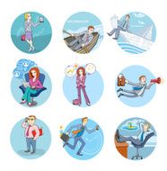 Set of business people N2