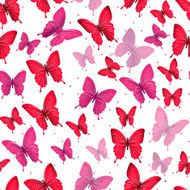 Colorful Butterflies Seamless Pattern N3