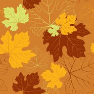 Autumn leaves seamless texture N2
