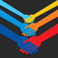 Shaking hands - Illustration