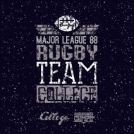 Campus rugby team print N2