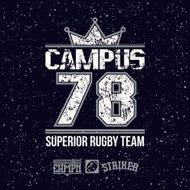 Campus rugby team emblem N2