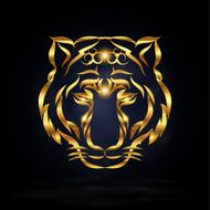abstract tiger