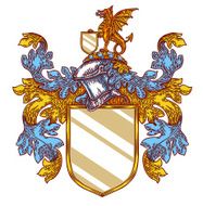 engraved coat of arms N3
