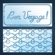 Nautical flayers - Bon Voyage