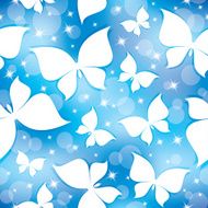 pattern with butterflies vector eps 10 N2