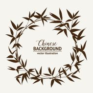 Bamboo decorative frame N8