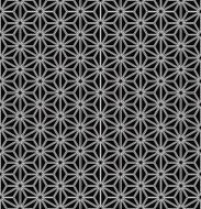 black and white geometric grid pattern N3