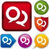 icon series conversation (vector)