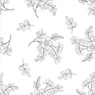 Flower background contours N6