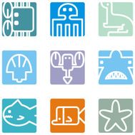 Square Animal Icons