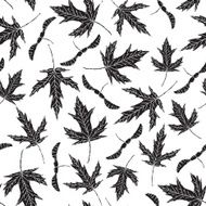 Seamless Maple Wallpaper