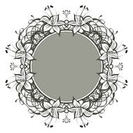 Victorian ornament - vector