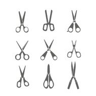 Different types of scissors