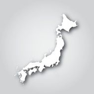 Japan Silhouette White