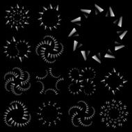 Collection of different graphic elements N9