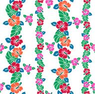 pattern of Hibiscus N28