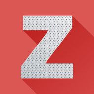 Flat Letter Z