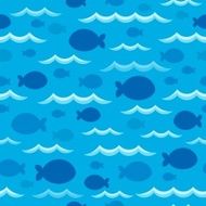 Seamless background fish shadows 1