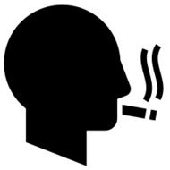 Smoking man icon