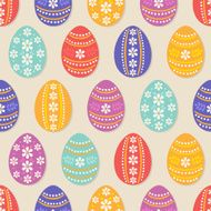 seamless pattern with easter eggs N37